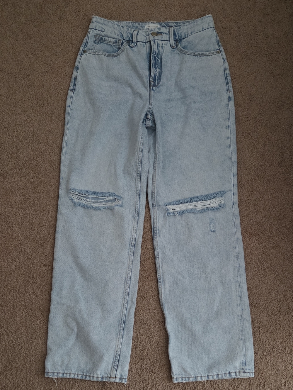 *NWOT* Good American Light Blue Denim 90s Baggy Jeans - Regular Length